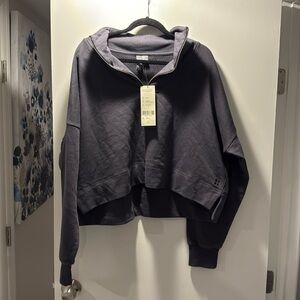 Sweaty Betty Charcoal Gray Sweatshirt